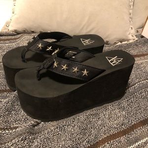 YRU Star Studded Platforms